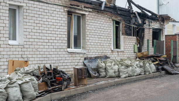 Professional Fire Damage Repair technician working in El Mirage, AZ